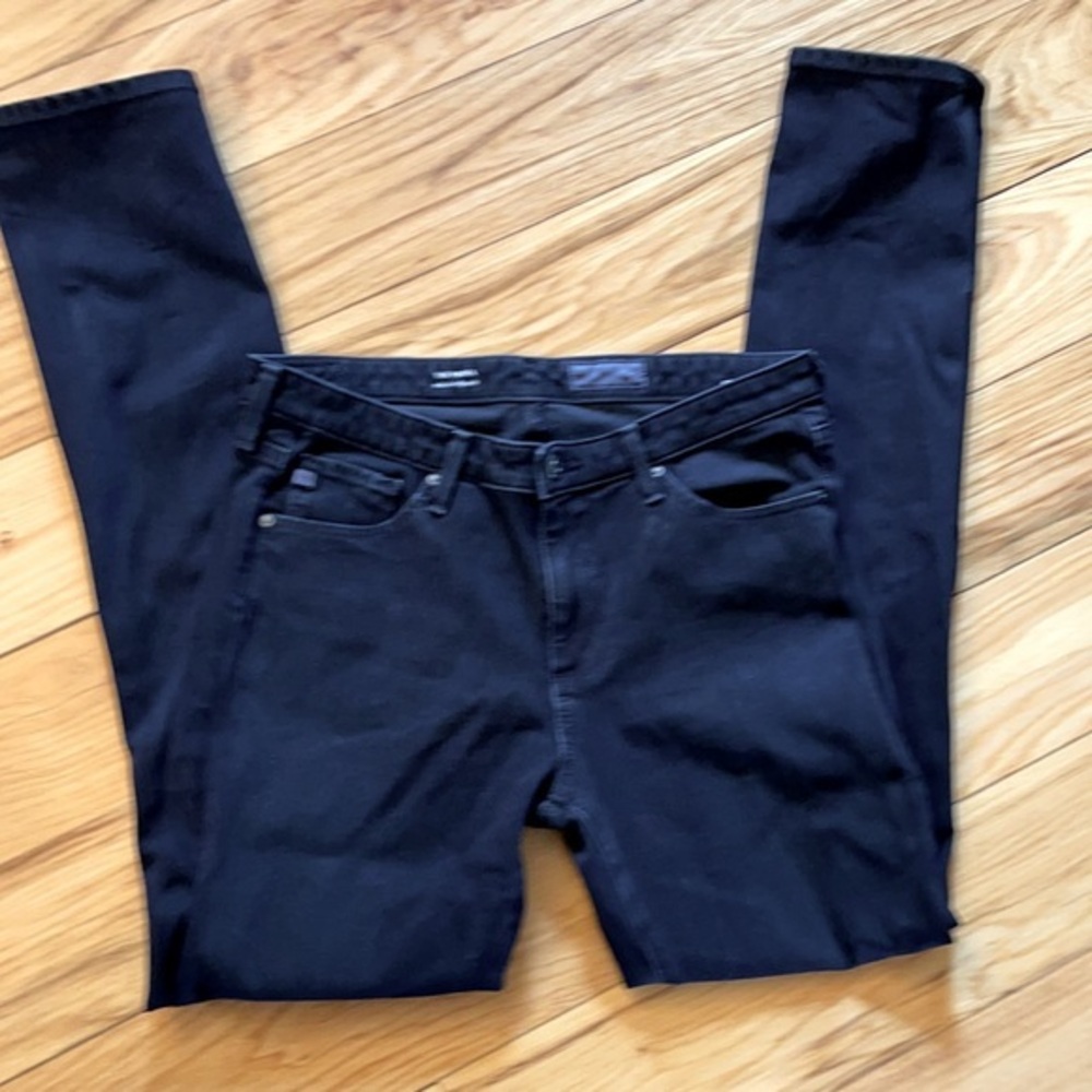 AG The Prima mid-rise cigarette Jean 28R dark navy